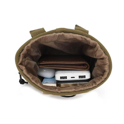 Utility Multi Purpose Tactical Waist Bag Belt Molle Pouch Military Wallet Pack - Khaki
