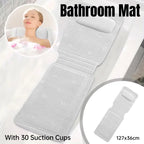 Bathroom Mat Non Slip Floor Mat Soft Fluffy Surface Machine Washable Home Bath