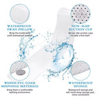 Bathroom Mat Non Slip Floor Mat Soft Fluffy Surface Machine Washable Home Bath