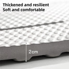 Bathroom Floor Mat Non Slip Shower Rug Soft Quick Dry Household Bath Carpet Mat - Blue