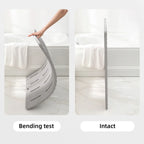 Bathroom Floor Mat Non Slip Shower Rug Soft Quick Dry Household Bath Carpet Mat - Grey