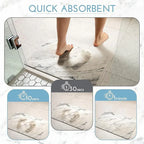 Diatom Mud Water Absorbing Mat Anti Slip Bathroom Floor Mat Absorbent Foot Rug