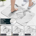 Diatom Mud Water Absorbing Mat Anti Slip Bathroom Floor Mat Absorbent Foot Rug