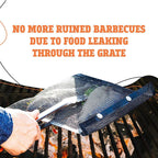 24x14CM BBQ Grilling Mesh Reusable Bag Outdoor Camping Barbecue Grill Mats Cooking Pads - Copper