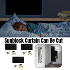 Portable Blackout Curtains for Sunscreen Window Shades Light Blocking Drapes - 1m x 1.45m