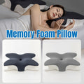Memory Foam Butterfly Pillow Neck Support Slow Rebound Cervical Pillow - Dark Grey