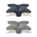 Memory Foam Butterfly Pillow Neck Support Slow Rebound Cervical Pillow - Dark Grey