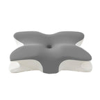 Memory Foam Butterfly Pillow Neck Support Slow Rebound Cervical Pillow - Dark Grey