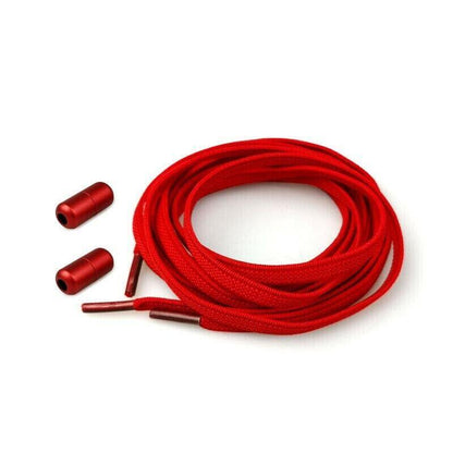 No Tie Locked Elastic Shoelace Shoe Lace Lazy Laces Sports Sneakers - Pink