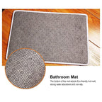 Absorbent Non-Slip Camera Bathroom Floor Mat Family Entry Door Mat Home Rug - 40x60CM