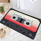 Absorbent Non-Slip Camera Bathroom Floor Mat Family Entry Door Mat Home Rug - 40x60CM