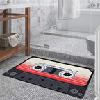 Absorbent Non-Slip Camera Bathroom Floor Mat Family Entry Door Mat Home Rug - 40x60CM