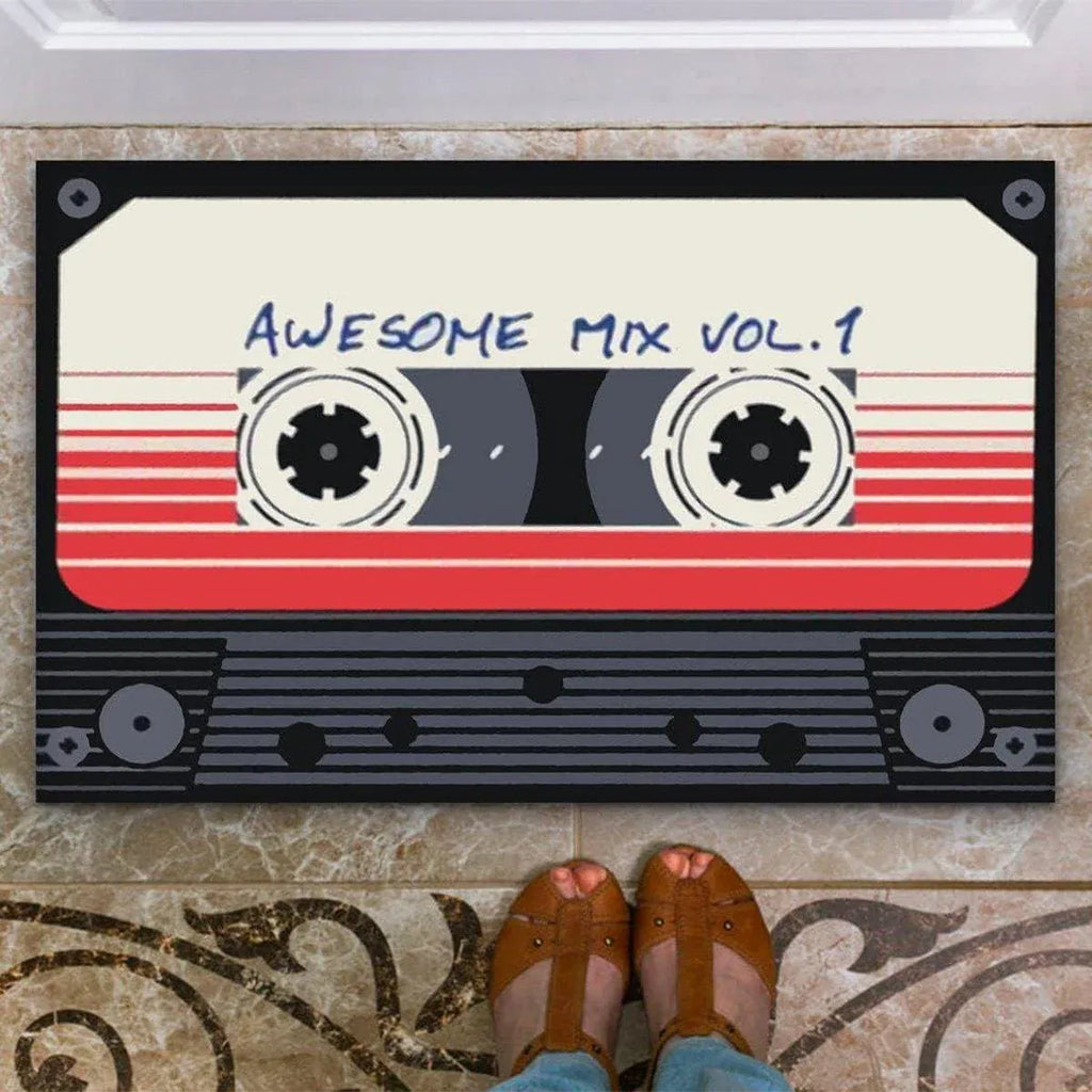 Absorbent Non-Slip Camera Bathroom Floor Mat Family Entry Door Mat Home Rug - 40x60CM