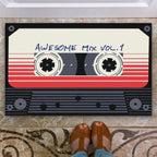 Absorbent Non-Slip Camera Bathroom Floor Mat Family Entry Door Mat Home Rug - 40x60CM