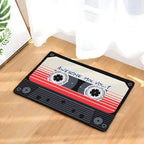 Absorbent Non-Slip Camera Bathroom Floor Mat Family Entry Door Mat Home Rug - 40x60CM