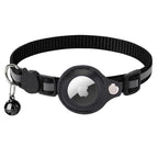 Reflective Pet Collar with Holder for AirTag Tracker – Anti-Lost Cat Dog Tag - Orange