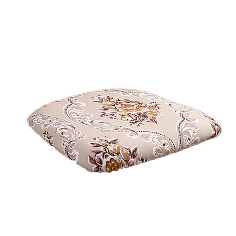 Stretch Dining Chair Seat Covers Removable Seat Cushion Slipcovers Protector - A