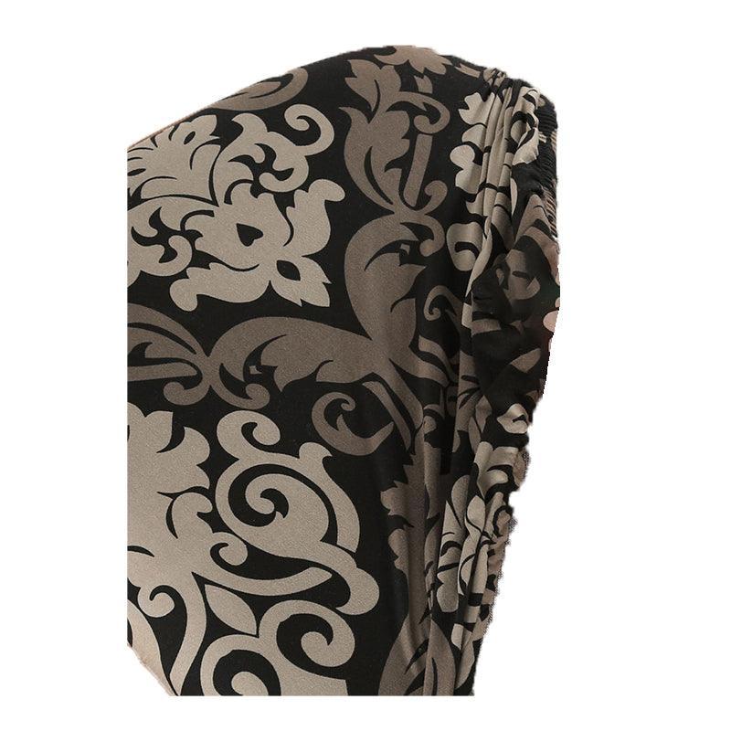 Stretch Dining Chair Seat Covers Removable Seat Cushion Slipcovers Protector - C