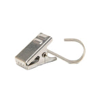 50PCS Stainless Steel Curtain Clip Hooks Strong Load-bearing Shower Accessories - White