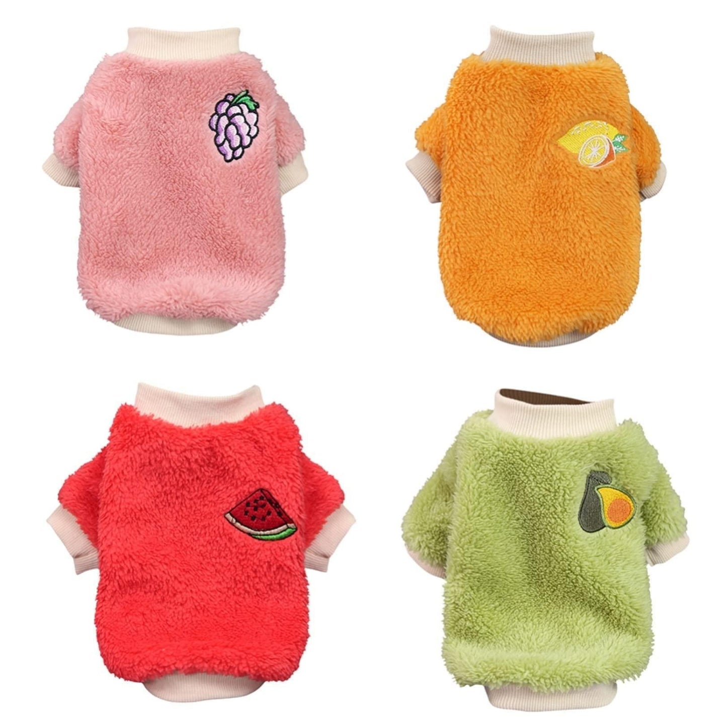 XS Puppy Pet Dog Fleece Warm Jumper Sweater Coat Small Yorkie Chihuahua Cat Clothes - Green