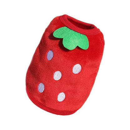 M Size Warm Winter Dog Clothes Soft Fleece Dog Jacket Pet Coat Sweater Puppy Cat Jumper - Pink Ice Cream
