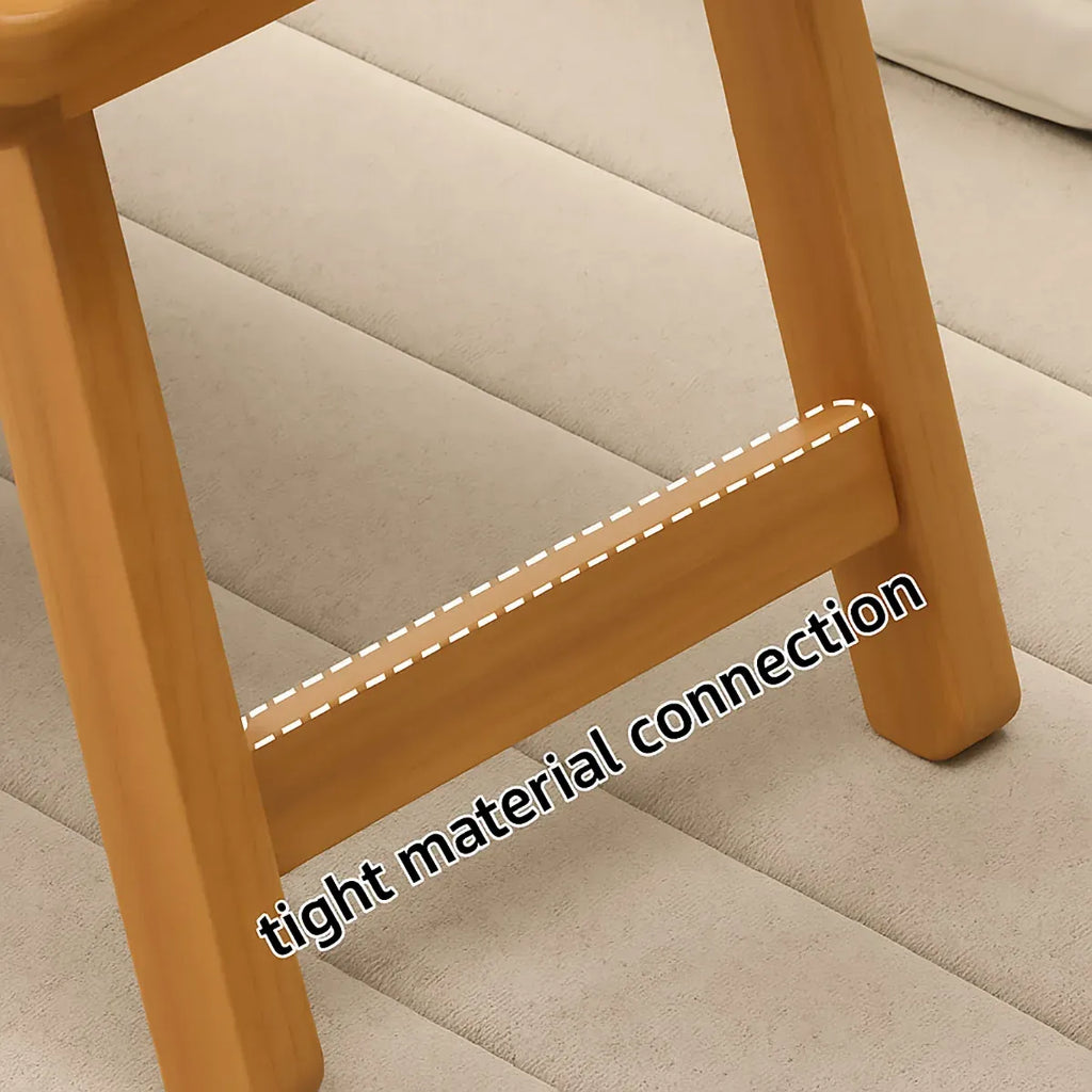 Bamboo Folding Side Table Portable Space Saving Easy Storage Stable Structure
