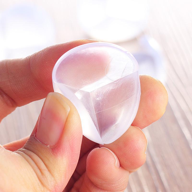 Transparent PVC Table Corner Guards Anti-Collision Protective Covers for Furniture - 1 PC