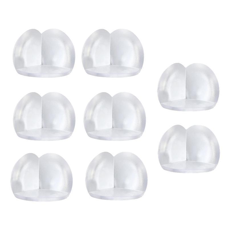 Transparent PVC Table Corner Guards Anti-Collision Protective Covers for Furniture - 1 PC