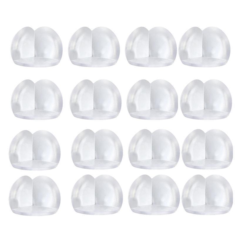 Transparent PVC Table Corner Guards Anti-Collision Protective Covers for Furniture - 1 PC