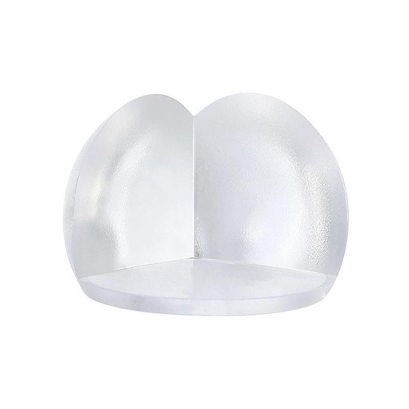 Transparent PVC Table Corner Guards Anti-Collision Protective Covers for Furniture - 4 PCS