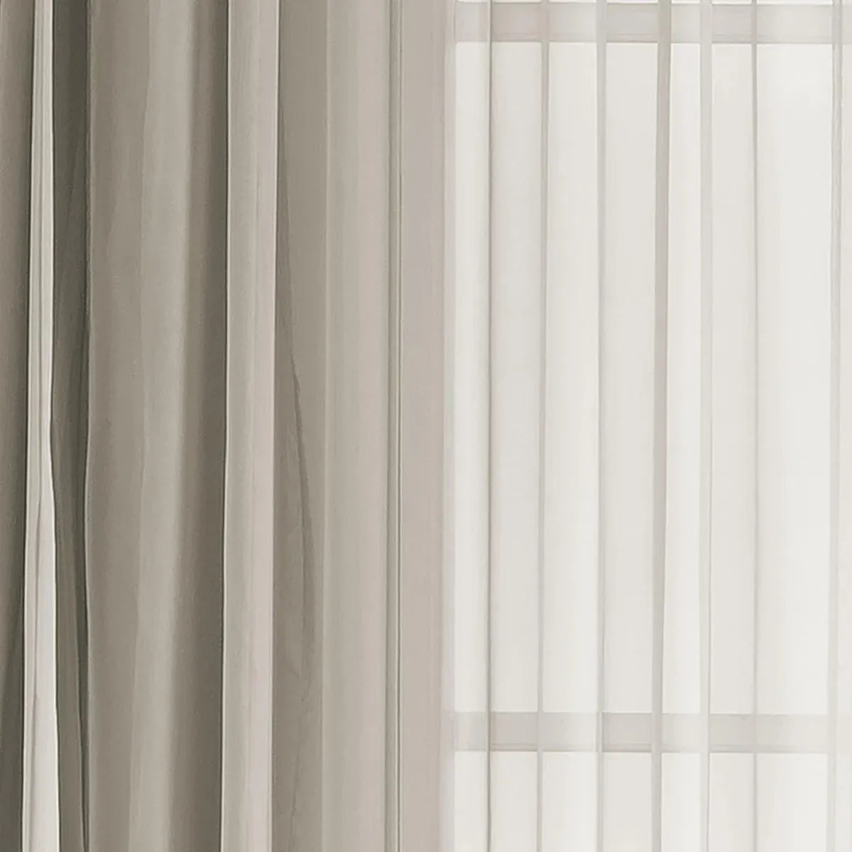 2PCS Solid Color Window Curtains Semi Shading Sheer Drapes Room Divider Use - Blue