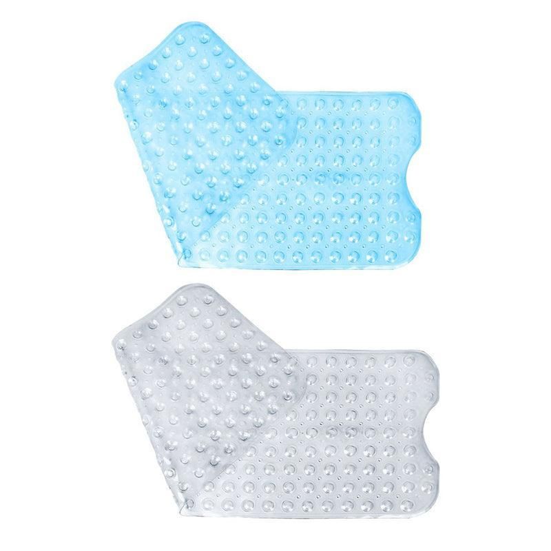 Non Slip Shower Mat for Bathtub Floor with Suction Cups 100x40cm - Clear
