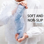 Non Slip Shower Mat for Bathtub Floor with Suction Cups 100x40cm - Clear