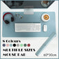 60*30Cm Leather Mouse Pad Gaming Waterproof Mousepad Desk Mat Anti-Slip Rubber - Dark Green