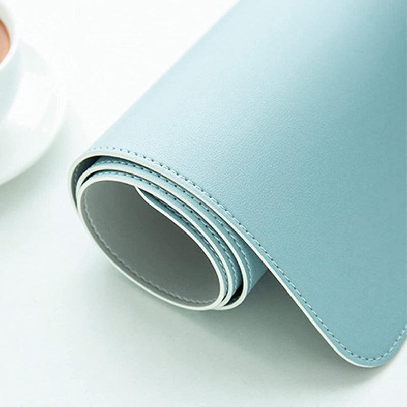 60*30Cm Leather Mouse Pad Gaming Waterproof Mousepad Desk Mat Anti-Slip Rubber - Dark Green
