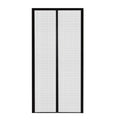Self-Sealing Door Curtain Insect Proof Durable Mesh Screen for Home Kitchen Use - Black