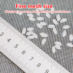Self-Sealing Door Curtain Insect Proof Durable Mesh Screen for Home Kitchen Use - Black