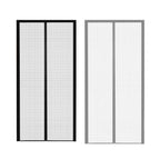 Self-Sealing Door Curtain Insect Proof Durable Mesh Screen for Home Kitchen Use - Grey
