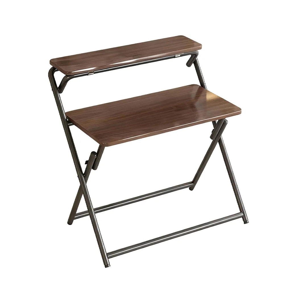 Portable Folding Desk Table X-Shaped Stable for Home Office Study