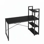 Minimalist Home Computer Desk with Shelves Study Workstation