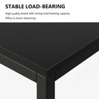 Minimalist Home Computer Desk with Shelves Study Workstation