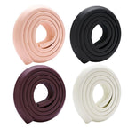 Foam Edge Guard Strip for Desks and Tables with Corner Protector Bumper Tape - Brown