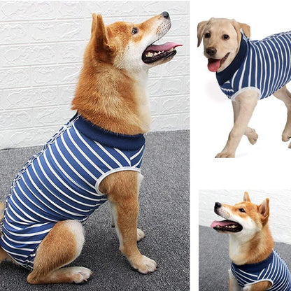 Dog Recovery Suit Anti-Lick Wound Protector Pet Clothing Post-Surgery Belly - Camouflage-XL