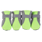 4Pcs XL Size Anti Slip Waterproof Protective Dog Shoes Rain Boots Pet Socks Booties - Red