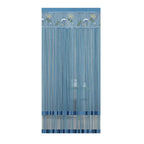 Door Curtain Breathable Insect Proof Durable High-Quality for Home Kitchen Use - Blue