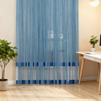Door Curtain Breathable Insect Proof Durable High-Quality for Home Kitchen Use - Blue
