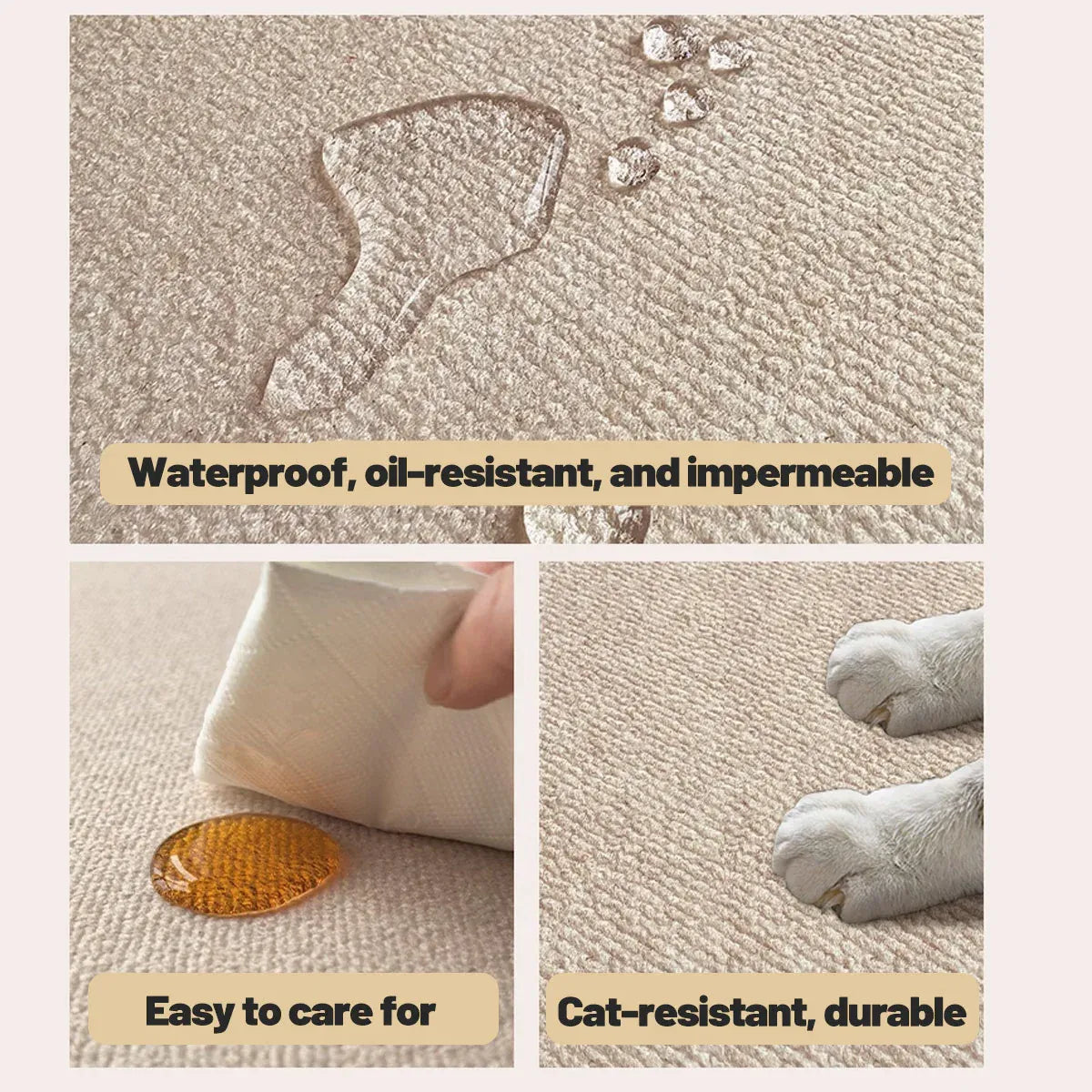 Premium Front Door Carpet Non Slip Indoor Outdoor Entrance Mat Durable Dust Proof - 80x120cm