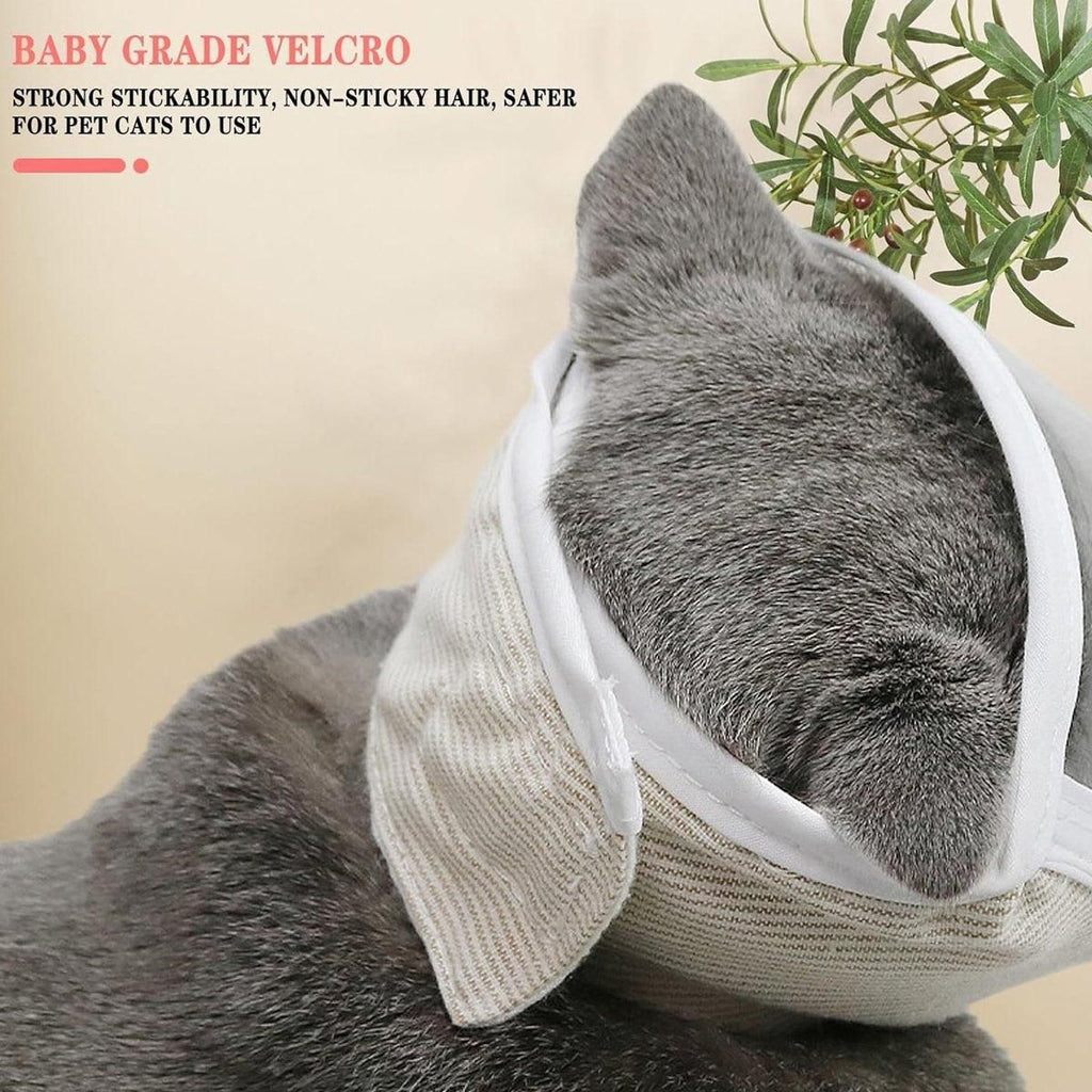Breathable Pet Headgear Clear Cat Dog Mask Anti Bite Scratch Protective Gear - M