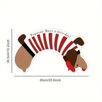 Dachshund U Shaped Floor Mats Non Slip Dirt Resistant Foot Mats for Toilet Home - Green