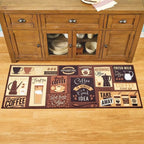 Printed Non Slip Door Floor Rug Mat Kitchen Bathroom Carpet Mat Water Absorbent